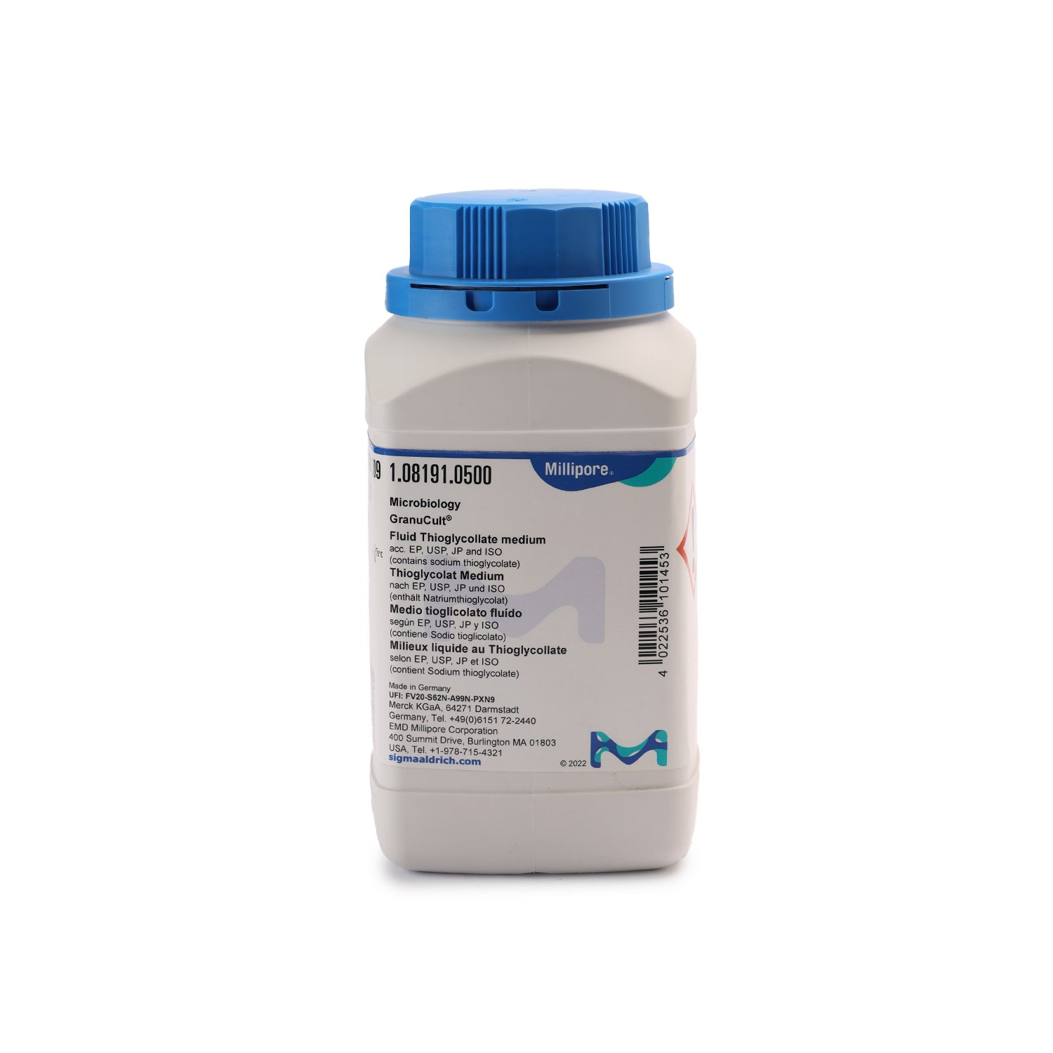 Fluid Thioglycollate medium for microbiology